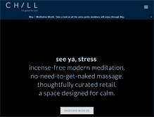Tablet Screenshot of chillchicago.com